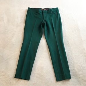Banana Republic Sloan Fit Cropped Green Pants 2P
